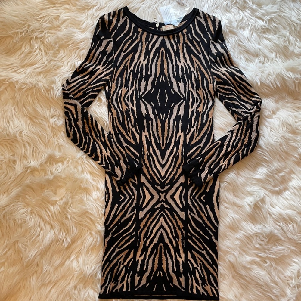 NWT Ronny Kobo animal print dress